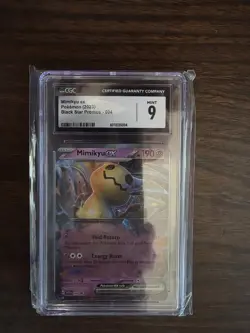 Pokemon TCG Scarlet & Violet Mimikyu EX 004 Holo English CGC 9 PSA 9 Mint - Image 1