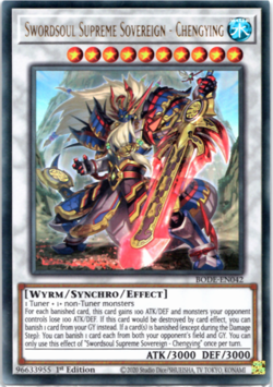 Swordsoul Supreme Sovereign - Chengying BODE-EN042 Ultra Rare 1st Edition Yugioh - Image 1