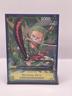 P-042 Roronoa Zoro Championship 2024 Promo One Piece Card Game TCG nm mint eng - Image 1
