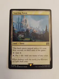 Starting Town Final Fantasy Regular Card 289 Near Mint - Image 2