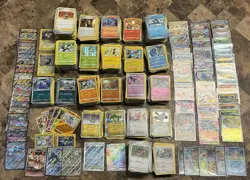 POKEMON SWSH SV ME FEW VINTAGE HOLO MEGA EX FULL ART HUGE BULK CARD LOT 2,000+ ! - Image 1