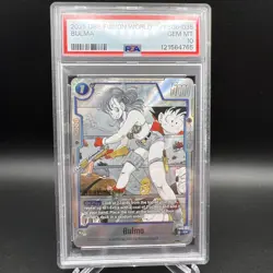 Dragon Ball Super Bulma Alternate Art Foil FB06-035 PSA 10 2025 Card - Image 1
