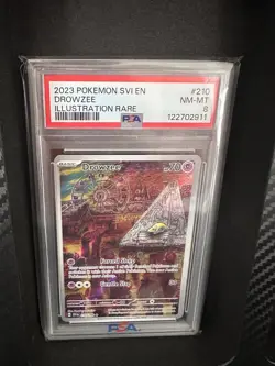 Pokemon TCG Scarlet/Violet Drowzee Base Set Holo Rare Card 210/198 - Image 1