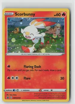 Scorbunny - (Cosmos Holo) Holo Promo SWSH: Sword & Shield Promo Cards SWSH244 NM - Image 1