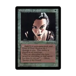 WOTC MtG The Dark Elves of Deep Shadow (U) EX - Image 1