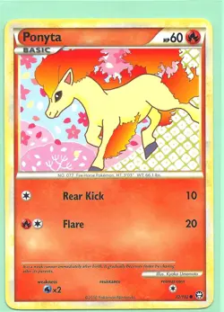 COMPLETE (30) HGSS TRIUMPHANT Common Nonholo Pokemon Card Set - Psyduck Ponyta++ - Image 3