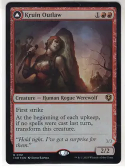 MTG Innistrad Remastered Foil Card #161 Kruin Outlaw - Image 1