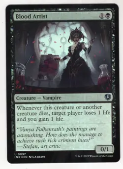 MTG Innistrad Remastered Foil Card #97 Blood Artist - Image 1