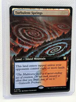 Turbulent Springs (Extended Art) Commander: Secrets of Strixhaven Regular 0105 - Image 1