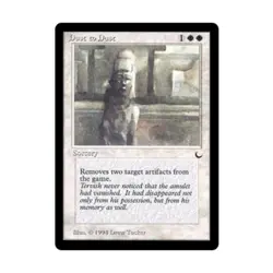 WOTC MtG The Dark Dust to Dust (C) EX - Image 1