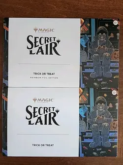 Magic The Gathering MTG Secret Lair Trick Or Treat Bundle - Rainbow And NON-FOIL - Image 1