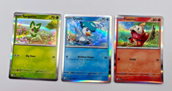 Sprigatito 013/193 Quaxly 050/193 Fuecoco 034/193 Holo Paldea Evolved Pokemon - Image 1