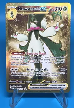Pokemon Paldea Evolved -MEOWSCARADA EX - HYPER RARE - Holo 271/193 Nm-Mt - Image 2