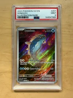 Pokemon Dondozo 207/198 SV01 S&V Illustration Rare Holo - MINT PSA 9 - Image 1