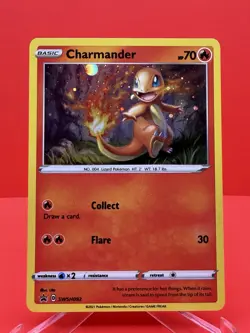 2021 Pokemon Charmander : Sword & Shield SWSH092 HOLO Promo - NM - Image 1