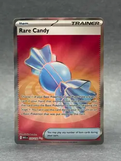 Pokemon - 175/132 Rare Candy ME01 Mega Evolution Trainer Item Ultra Rare Holo NM - Image 1