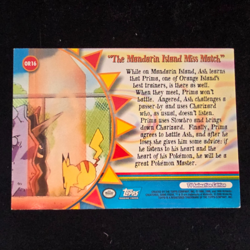 The Mandarin Island Miss Match OR16 TOPPS POKEMON TV ANIMATION Series 3 - Image 4