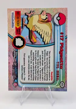 2000 Topps Chrome Pokemon: Pidgeotto #17 - NM - Image 2
