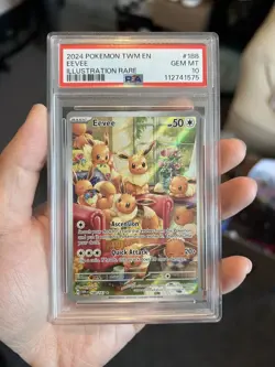 Eevee 188/167 - Twilight Masquerade - Pokemon PSA10 GEM MINT Fast Ship - Image 1