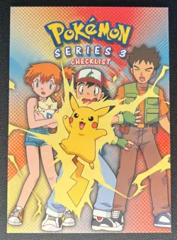 2000 Topps Pokemon TV Animation Edition Series 3 Checklist (Choose 4 Options) - Image 1
