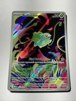 Bulbasaur 133/132 Me01: Mega Evolution Holo Illustration Rare Pokemon - Image 1