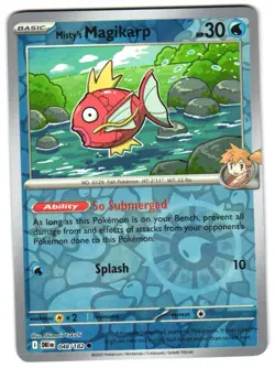 Misty's Magikarp 048/182 Reverse Holo SV10: Destined Rivals English Pokemon NM - Image 1