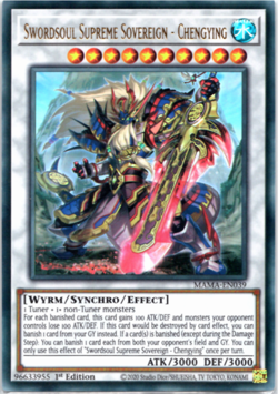 Swordsoul Supreme Sovereign - Chengying MAMA-EN039 Ultra Rare 1st Edition Yugioh - Image 1