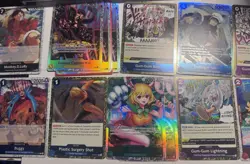 One Piece CCG English/Japanese Lot 9 Alt Cards Plus 129 SR Cards - Image 4