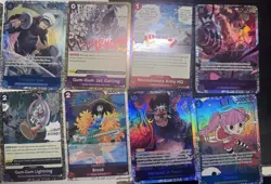 One Piece CCG English/Japanese Lot 9 Alt Cards Plus 129 SR Cards - Image 5