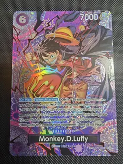 Monkey.D.Luffy (SP) ST26-005 Adventure on Kami's Island Foil - Image 3