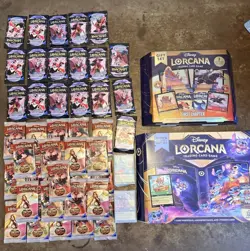 Disney Lorcana Mixed Lot First Chapter Gift Set Intro Decks 42 Packs - Image 1
