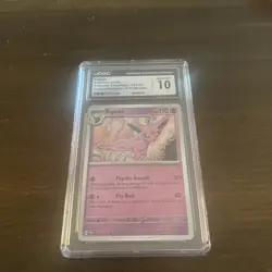 CGC 10 GEM MINT Espeon 033/131 HOLO RARE Prismatic Evolutions Pokemon Card - Image 1