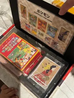 Pokemon Stamp Box Card Game Japan Post Limited Beauty Back Moon gun ( Full Set ) - Image 1