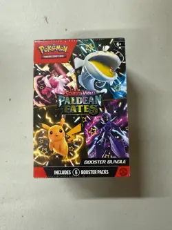 Brand New Pokemon Scarlet &Violet Paldean Fates Booster Bundle Sealed! - Image 1