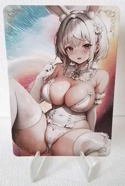 Sexy Bunny Girl Goddess Story Double Sided Anime Card ACG - Image 2