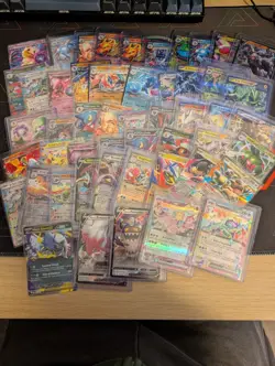 Pokemon Huge 50 Card Bundle Japanese/English EX Cards, Some Duplicates - Image 1