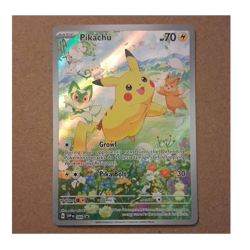 Pokemon Pikachu SVP 088 Scarlet & Violet Promo Full Art Holo Basic Card - Image 1