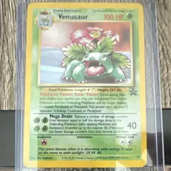 Pokemon Venusaur Wotc Promo Holo Card 13/53 English 2000 Stage 2 100 HP - Image 1