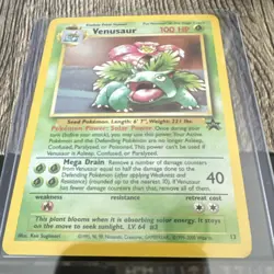 Pokemon Venusaur Wotc Promo Holo Card 13/53 English 2000 Stage 2 100 HP - Image 2