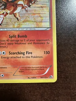 Charizard 19/113 Pokemon Legendary Treasures DMG - Image 4