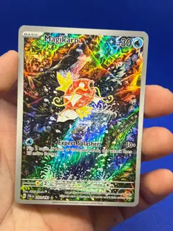 Pokemon SV02: Paldea Evolved Magikarp 203/193 Illustration Rare IR LP - Image 2