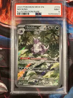 Pokemon Nidoking, Gengar, Marshadow PSA 9 Mint Lot of 3 - Image 3