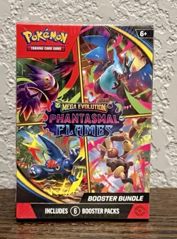 Pokemon TCG Mega Evolution Phantasmal Flames Booster Bundle Box Charizard 2025 - Image 1