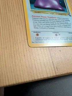 Pokemon Ditto 3/62 – Fossil – Holo Rare – MP WOTC 1999 Vintage Pokemon - Image 3