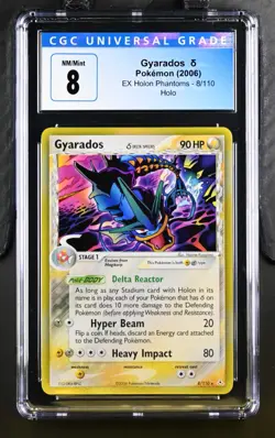 Gyarados (Delta Species) 8/110 Holon Phantoms Holo Pokemon TCG 2005 - Image 1