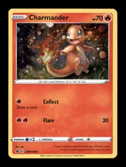 CHARMANDER SWSH092 HOLO P SWORD & SHIELD PROMO POKEMON NM/M - Image 1