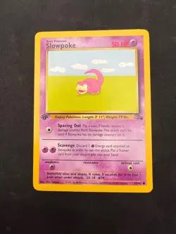Pokemon TCG - Slowpoke 55/62 LP/MP Common Fossil 1st Edition - Image 3