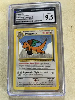 Pokemon TCG Dragonite Wotc Promo 05/53 CGC 9.5 1999 Movie Promo - Image 1