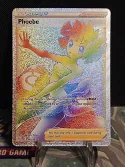 Phoebe 175/163 Rainbow Pokemon TCG Battle Styles Trainer NM - Image 1