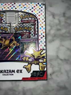 Pokemon Scarlet & Violet 151 Alakazam ex Collection Box 4 Boosters 3 Promos - Image 2